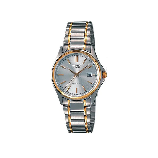 Casio Vintage LTP-1183G-7A Silver/Gold Plated Watch for Women