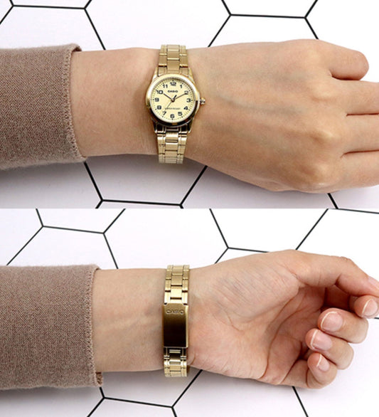 Casio LTP-V001G-9B Gold Plated Watch for Women