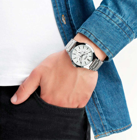 Casio MTP-V300D-7A Metal Band Men Watch