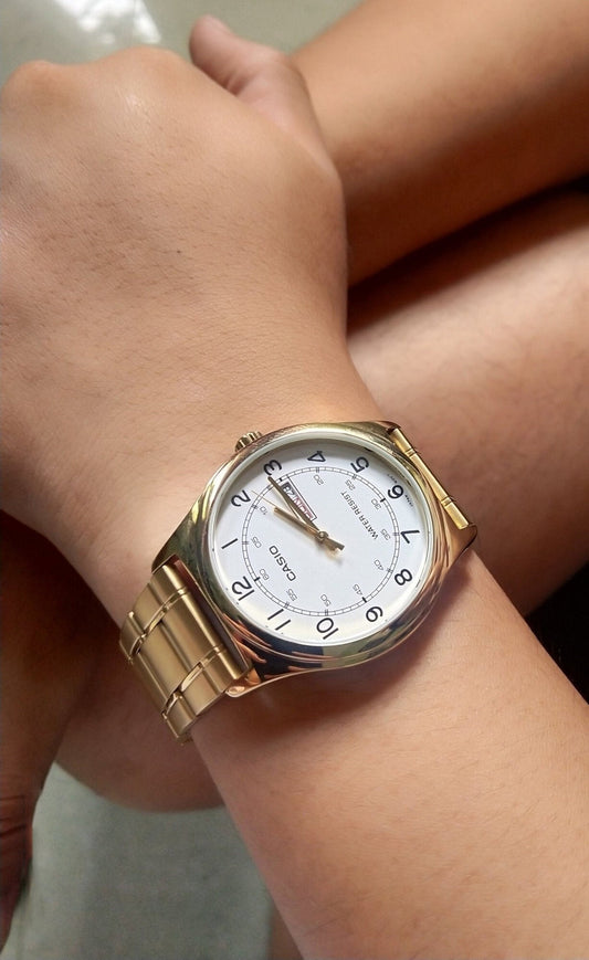 Casio MTP-V006G-7B Men's Gold Tone Stainless Steel