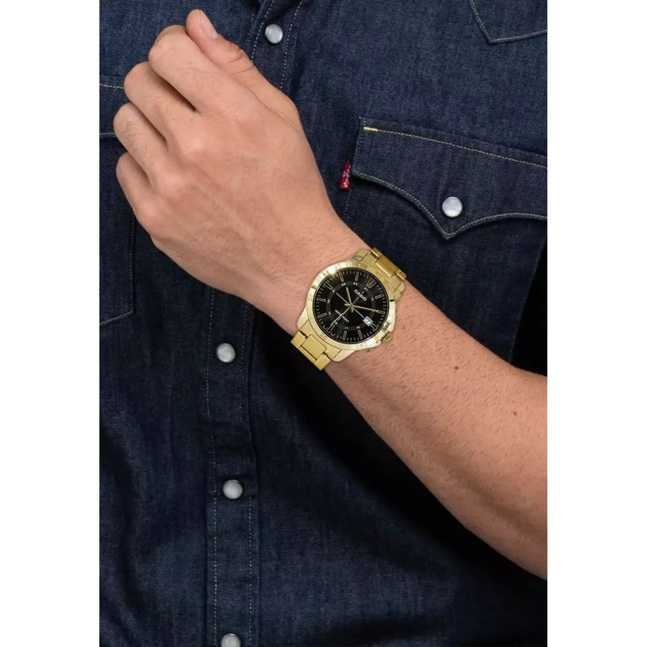 CASIO MTP-V004G-1C MEN WATCH