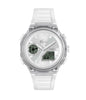LACOSTE 2011480 WHITE RUBBER BAND WHITE DIAL FOR MEN