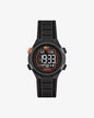 LACOSTE 2030072 BLACK RUBBER BAND BLACK DIAL  FOR YOUTH