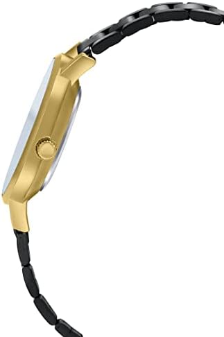 Casio Ladies' Analog Black Stainless Steel Band Watch LTPVT01GB-9B