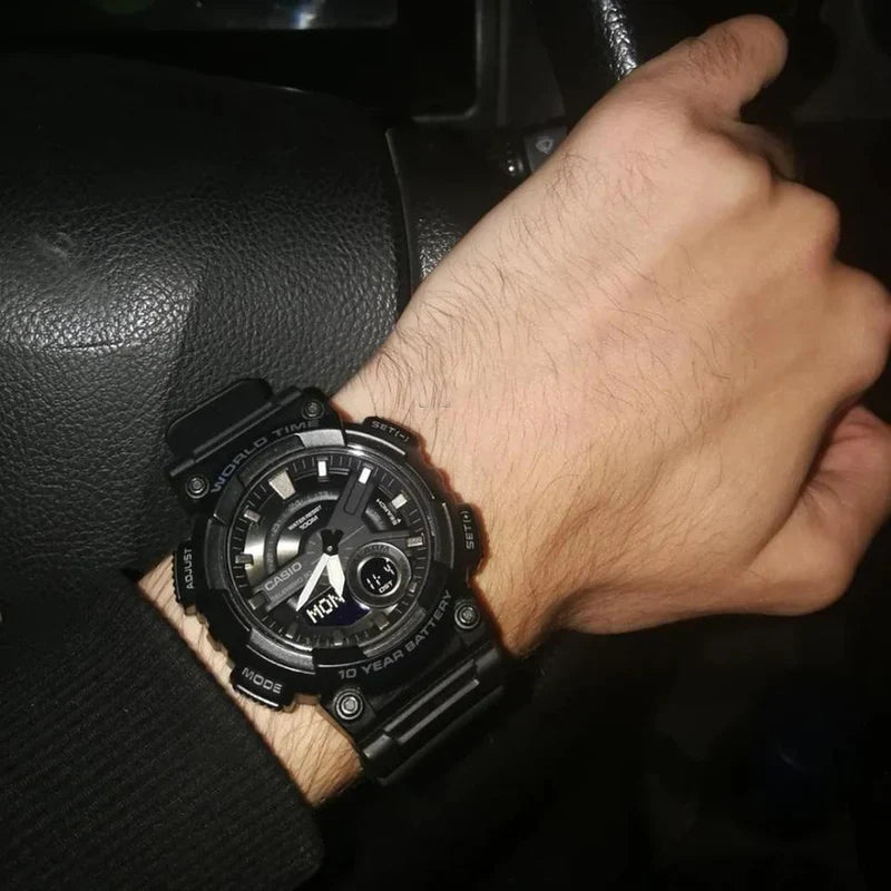 Casio Men's AEQ-110W-1BVCF CLASSIC Analog-Digital