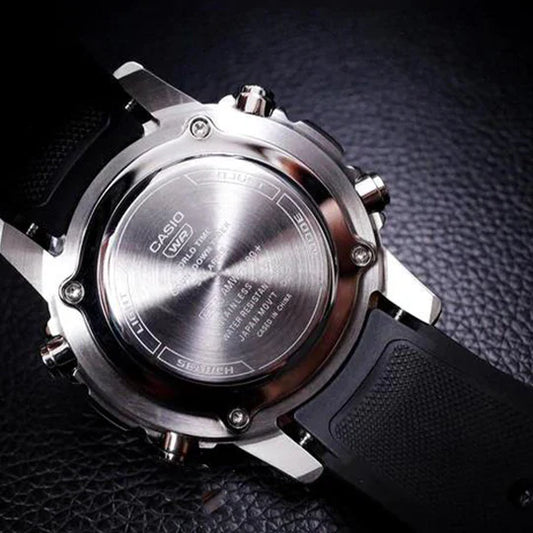 Casio AMW-880-1A Black Rubber Black Dial for Men