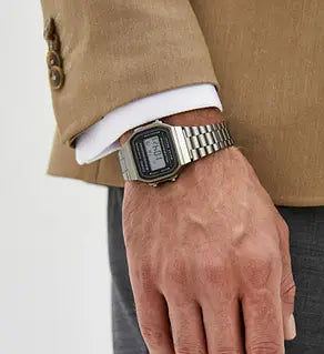 CASIO A168WA-1W MEN WATCH