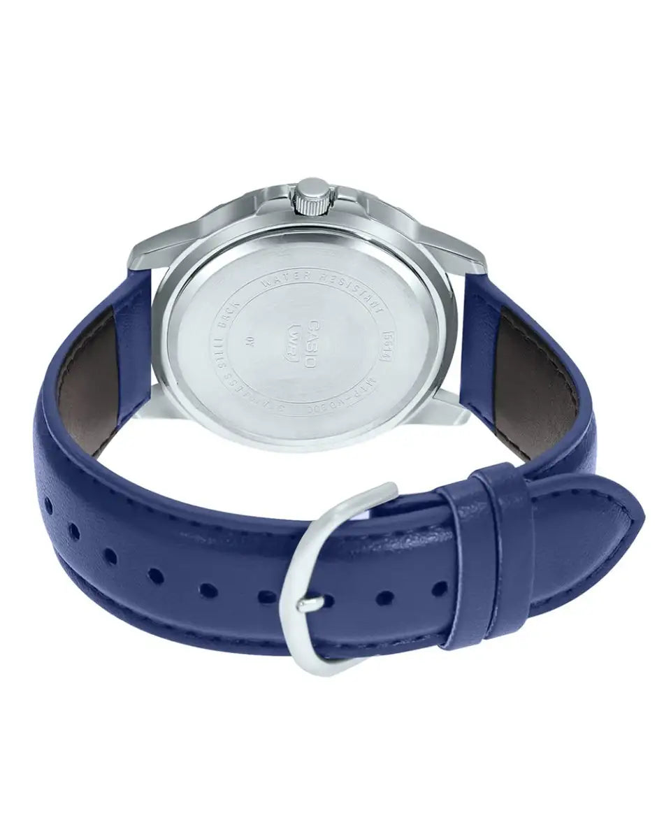 Casio Enticer Men Analog Blue Dial Watch MTP-VD200L-2B