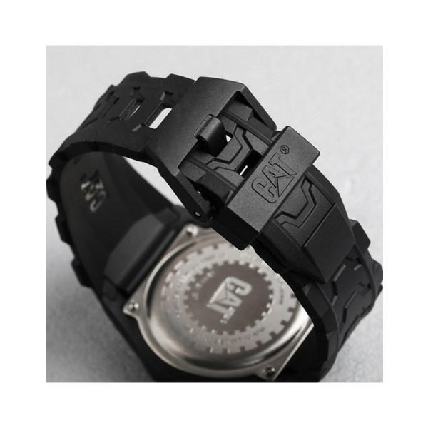 CAT LB.111.21.137 Black Rubber Band Black Dial For Men
