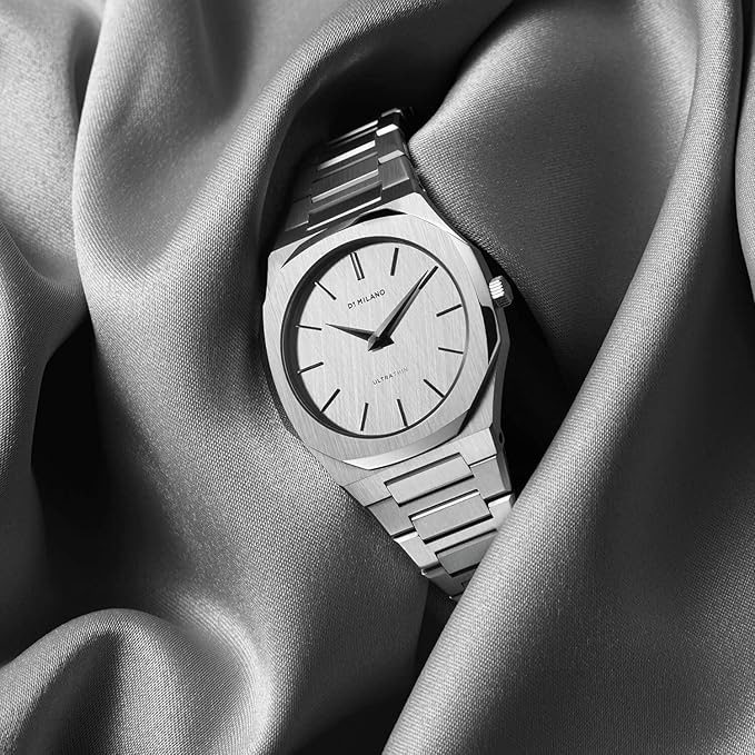 D1 MILANO D1-UTBJ23 SILVER STEEL BAND SILVER DIAL FOR MEN