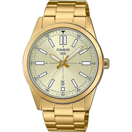 Casio MTP-VD02G-9E Men's Gold Tone Stainless Steel