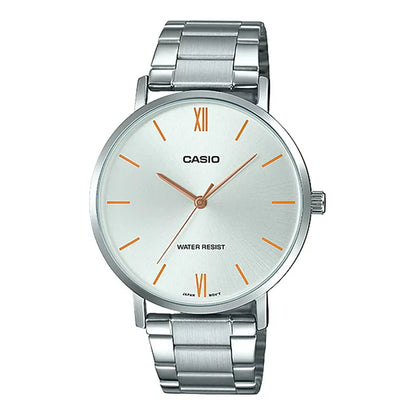 CASIO Quartz Waterproof Silver Analog LTP-VT01D-7B