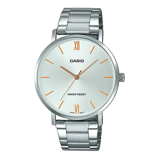 CASIO Quartz Waterproof Silver Analog LTP-VT01D-7B