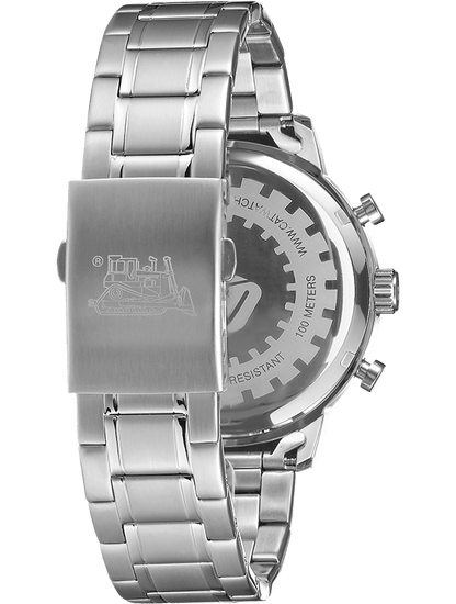 CAT AK.149.11.127 Silver Steel Band Black Dial For Men