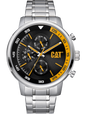 CAT AK.149.11.127 Silver Steel Band Black Dial For Men