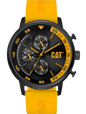 CAT AK.169.27.127 Yellow Rubber Band Black Dial For Men