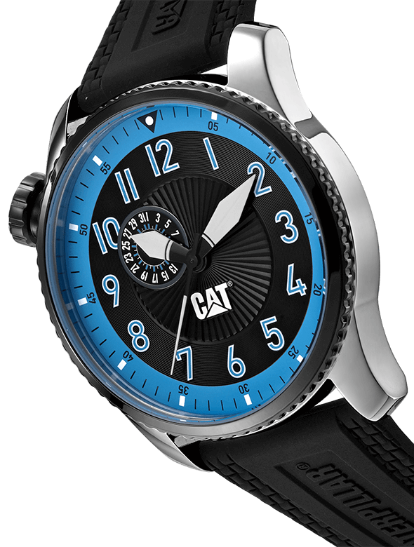 CAT AQ.141.21.116 Black Rubber Band Black Dial For Men