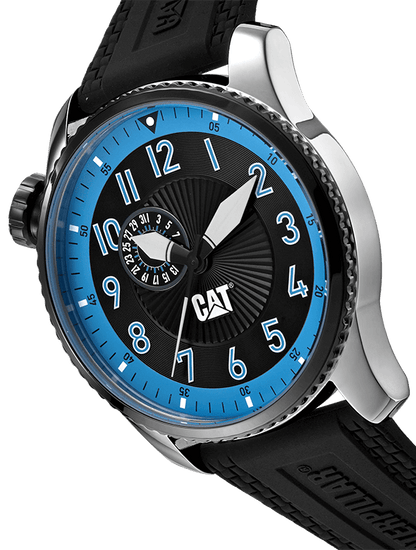 CAT AQ.141.21.116 Black Rubber Band Black Dial For Men
