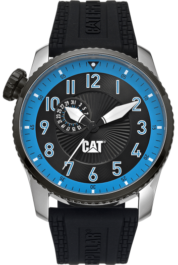 CAT AQ.141.21.116 Black Rubber Band Black Dial For Men