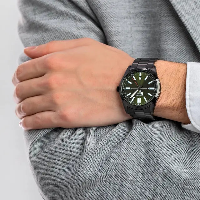 Casio MTP-VD02B-3E Men's Black IP Stainless Steel