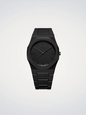 D1 MILANO D1-PCBJ10 BLACK POLY CARBON BAND BLACK DIAL FOR MEN