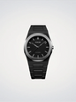 D1 MILANO D1-PCBJ13 BLACK POLY CARBON BAND BLACK DIAL FOR MEN