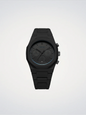 D1 MILANO D1-PHBJSH BLACK POLY CARBON BAND BLACK DIAL FOR MEN