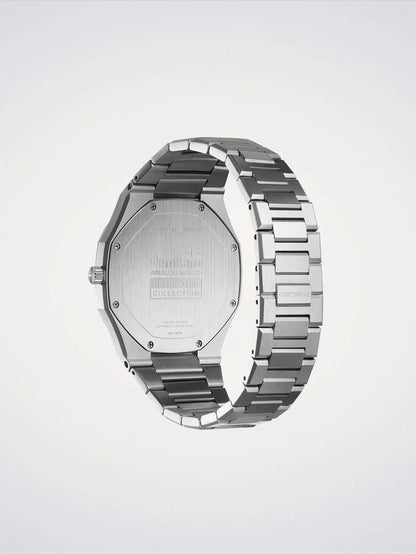 D1 MILANO D1-UTBJ06 SILVER STEEL BAND GREEN DIAL FOR MEN