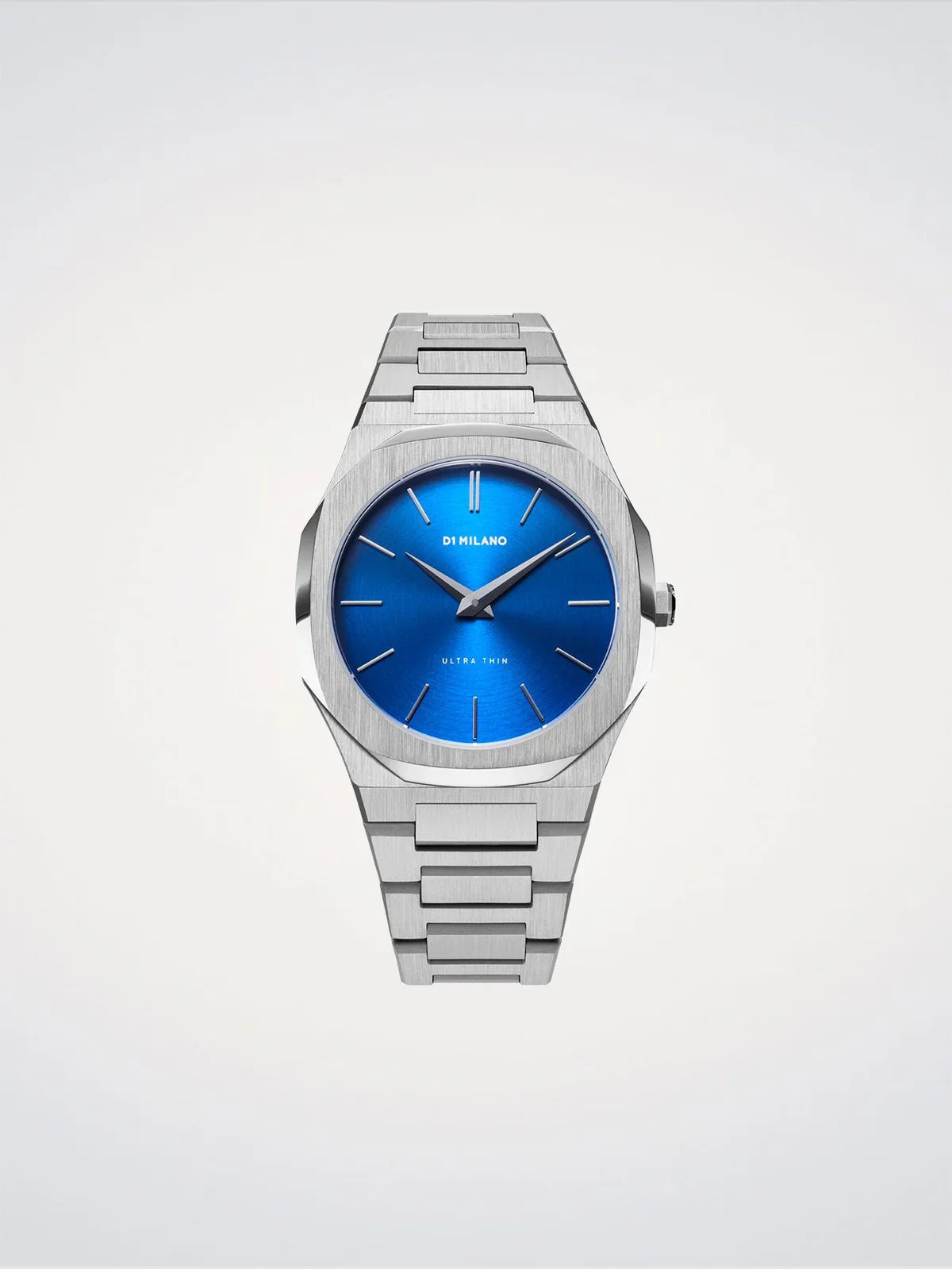 D1 MILANO D1-UTBJ09 SILVER STEEL BAND BLUE DIAL FOR MEN