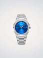 D1 MILANO D1-UTBJ09 SILVER STEEL BAND BLUE DIAL FOR MEN