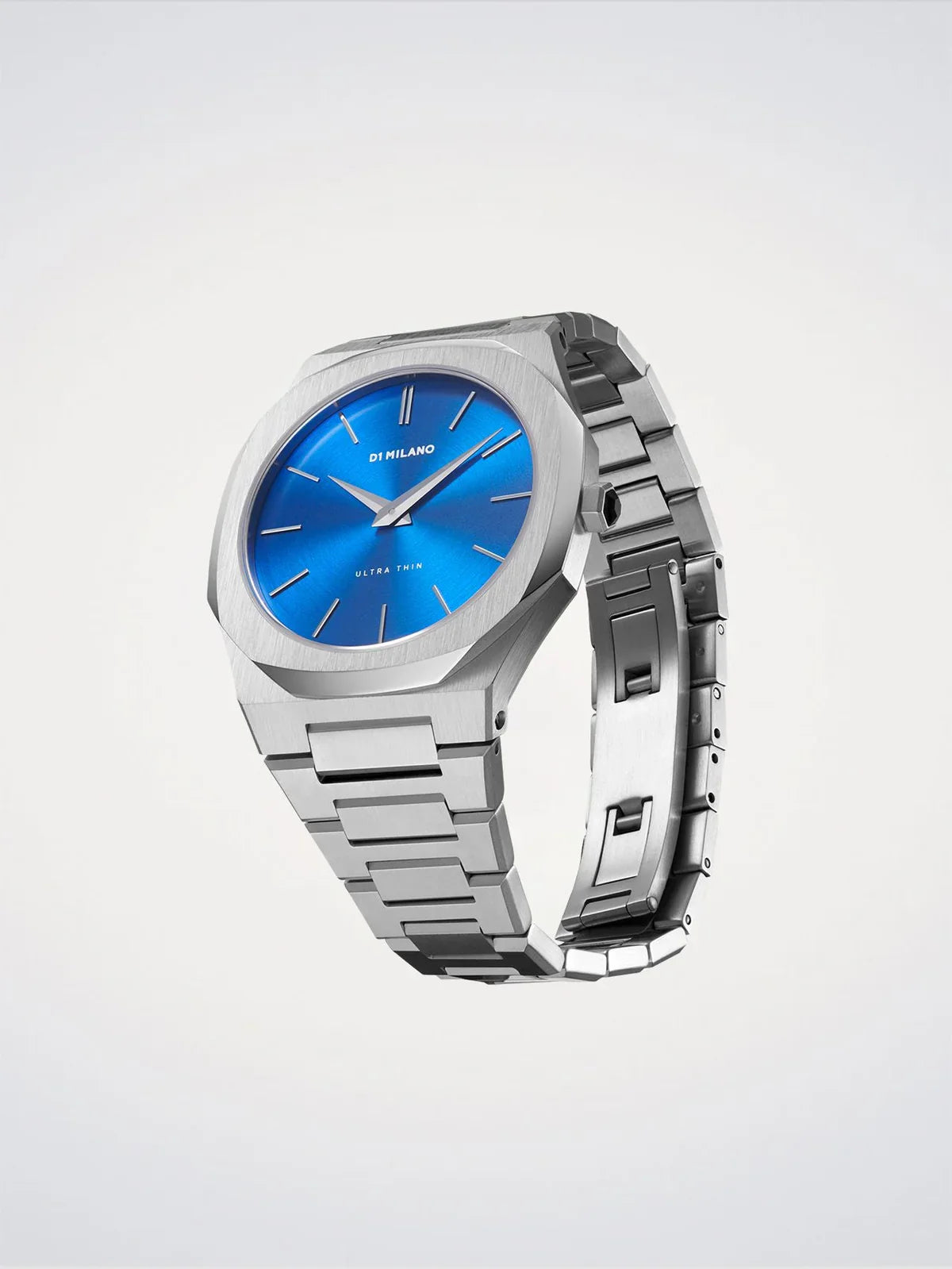 D1 MILANO D1-UTBJ09 SILVER STEEL BAND BLUE DIAL FOR MEN