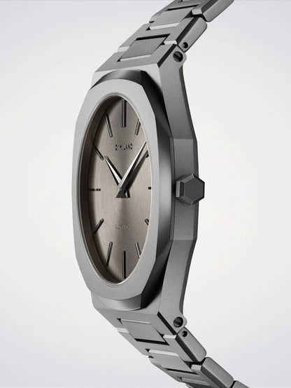 D1 MILANO D1-UTBJ22 GREY STEEL BAND GREY DIAL FOR MEN