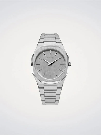 D1 MILANO D1-UTBJ23 SILVER STEEL BAND SILVER DIAL FOR MEN