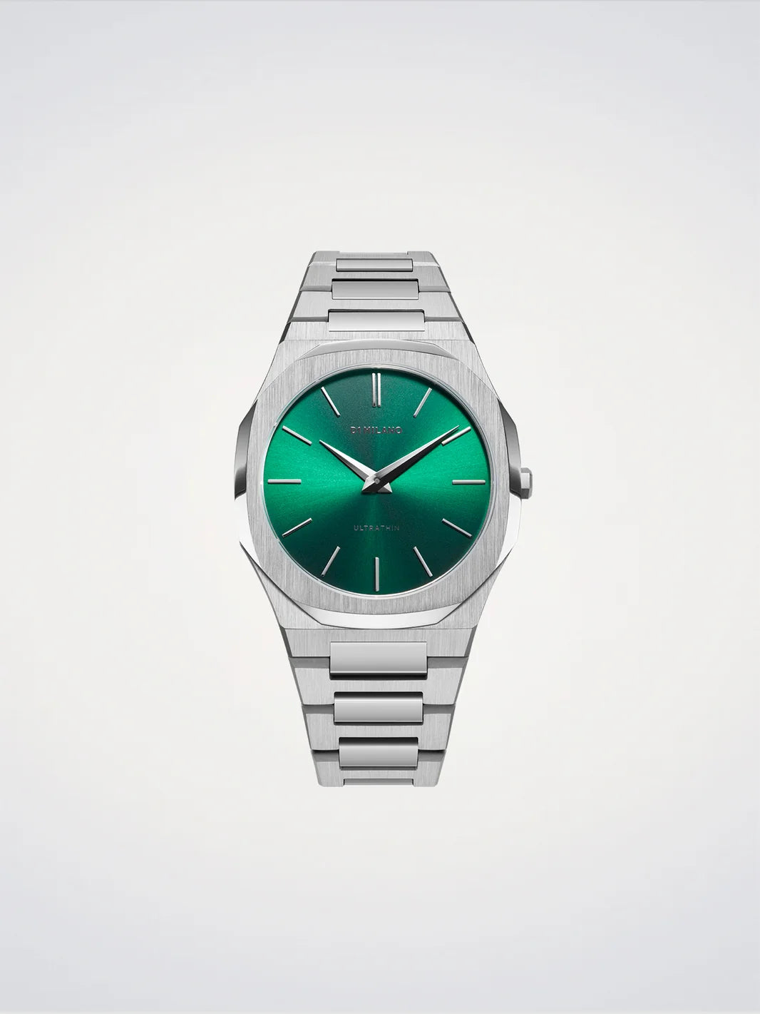 D1 MILANO D1-UTBJ37 SILVER STEEL BAND GREEN DIAL FOR MEN
