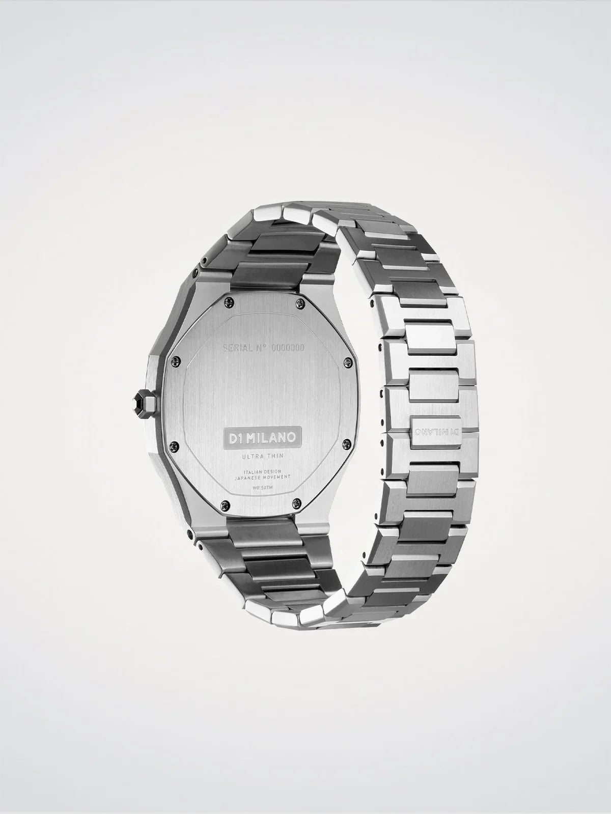 D1 MILANO D1-UTBU01 SILVER STEEL BAND NAVY BLUE DIAL FOR MEN