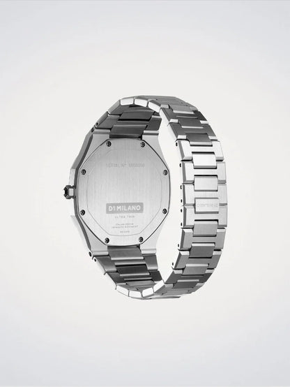 D1 MILANO D1-UTBU01 SILVER STEEL BAND NAVY BLUE DIAL FOR MEN