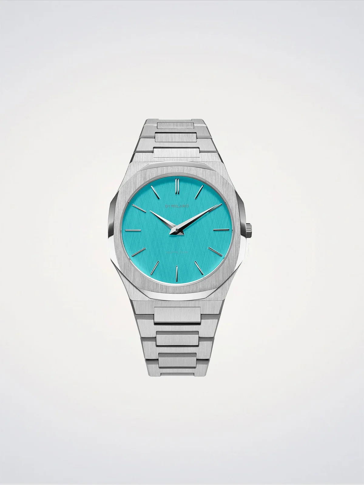 D1 MILANO D1-UTBU08 SILVER STEEL BAND TIFFANY BLUE DIAL FOR MEN