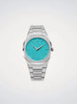 D1 MILANO D1-UTBU08 SILVER STEEL BAND TIFFANY BLUE DIAL FOR MEN