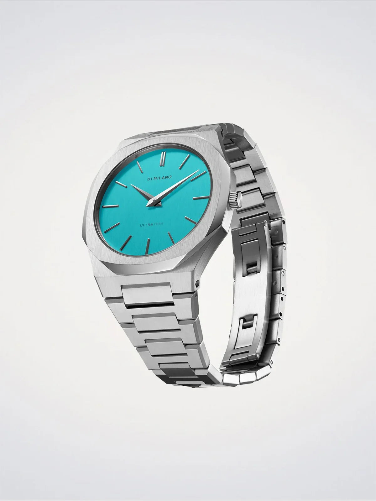 D1 MILANO D1-UTBU08 SILVER STEEL BAND TIFFANY BLUE DIAL FOR MEN