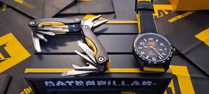 CAT SET.QE.161.21.132 Black Rubber Band Black Dial For Men