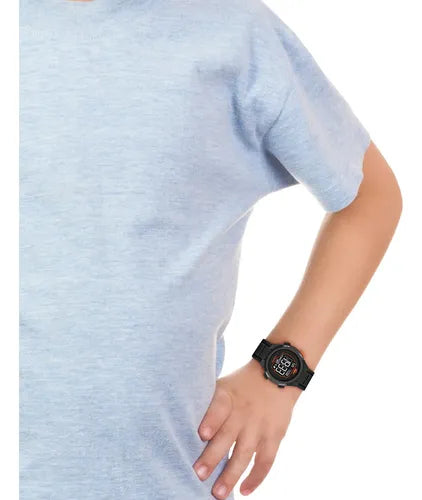 LACOSTE 2030072 BLACK RUBBER BAND BLACK DIAL  FOR YOUTH