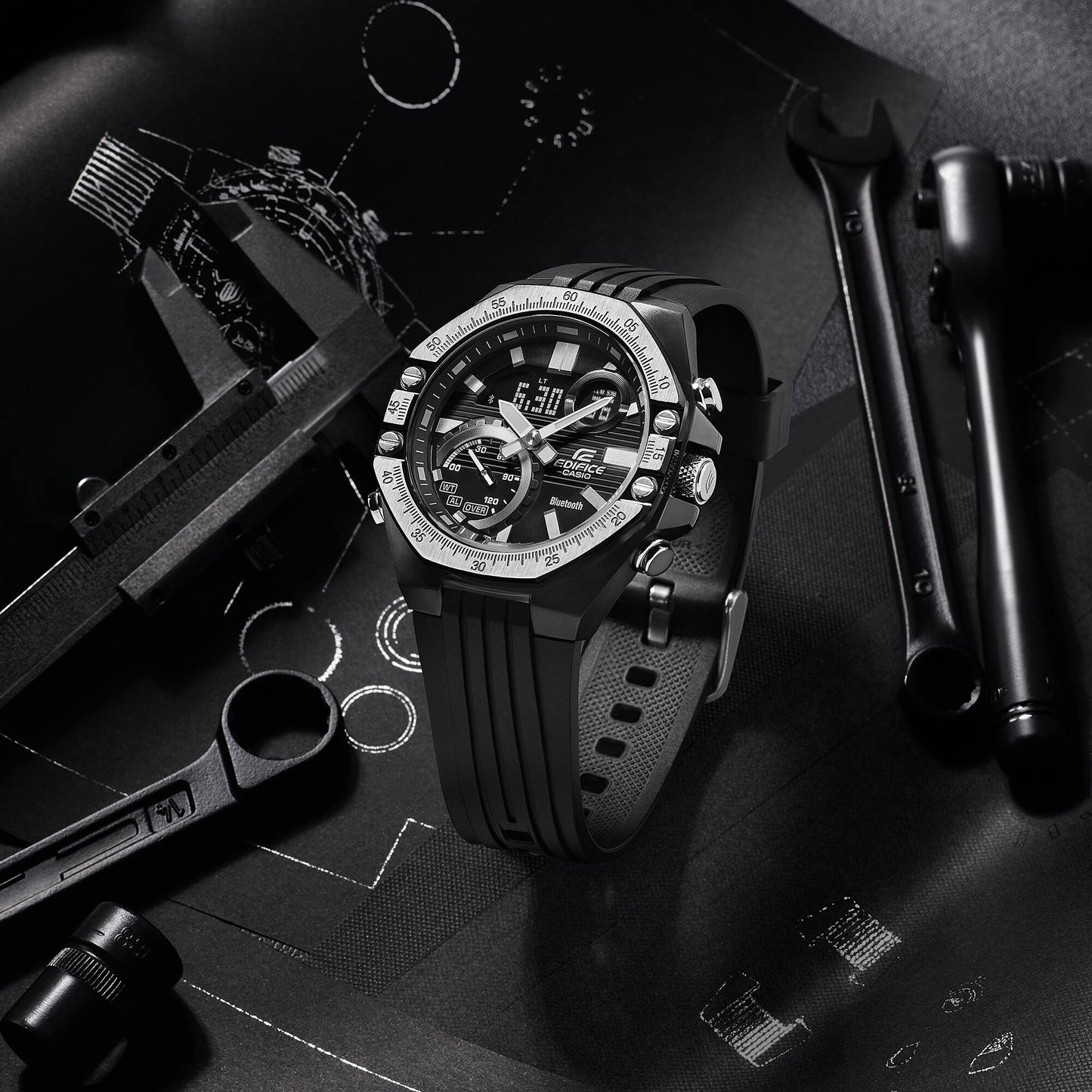 CASIO EDIFICE ECB-10TP-1A MEN WATCH