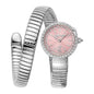 JUST CAVALLI JC1L351M0015 SILVER STEEL BAND PINK DIAL FOR WOMEN