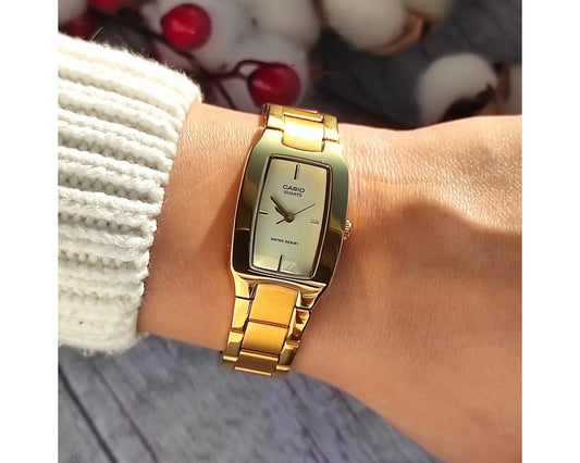 Casio LTP-1165N-9CRDF Stainless Steel Gold Watch, Women Watches