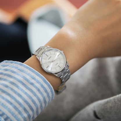 Casio LTP-1303D-7AVDF Stainless Steel Silver Watch, Women Watches