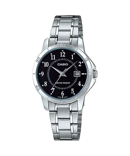 Casio LTP-V004D-1B Stainless Steel, Woman Watches