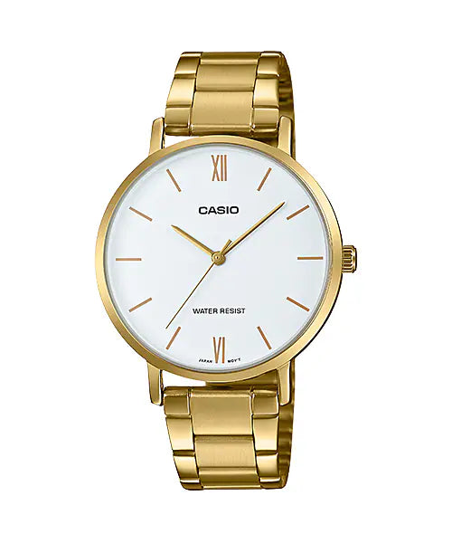 Casio LTP-VT01G-7B Gold Stainless Steel, Women Watches