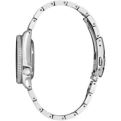 SEIKO SRPK29K1 SILVER STEEL BAND BLACK DIAL FOR MEN
