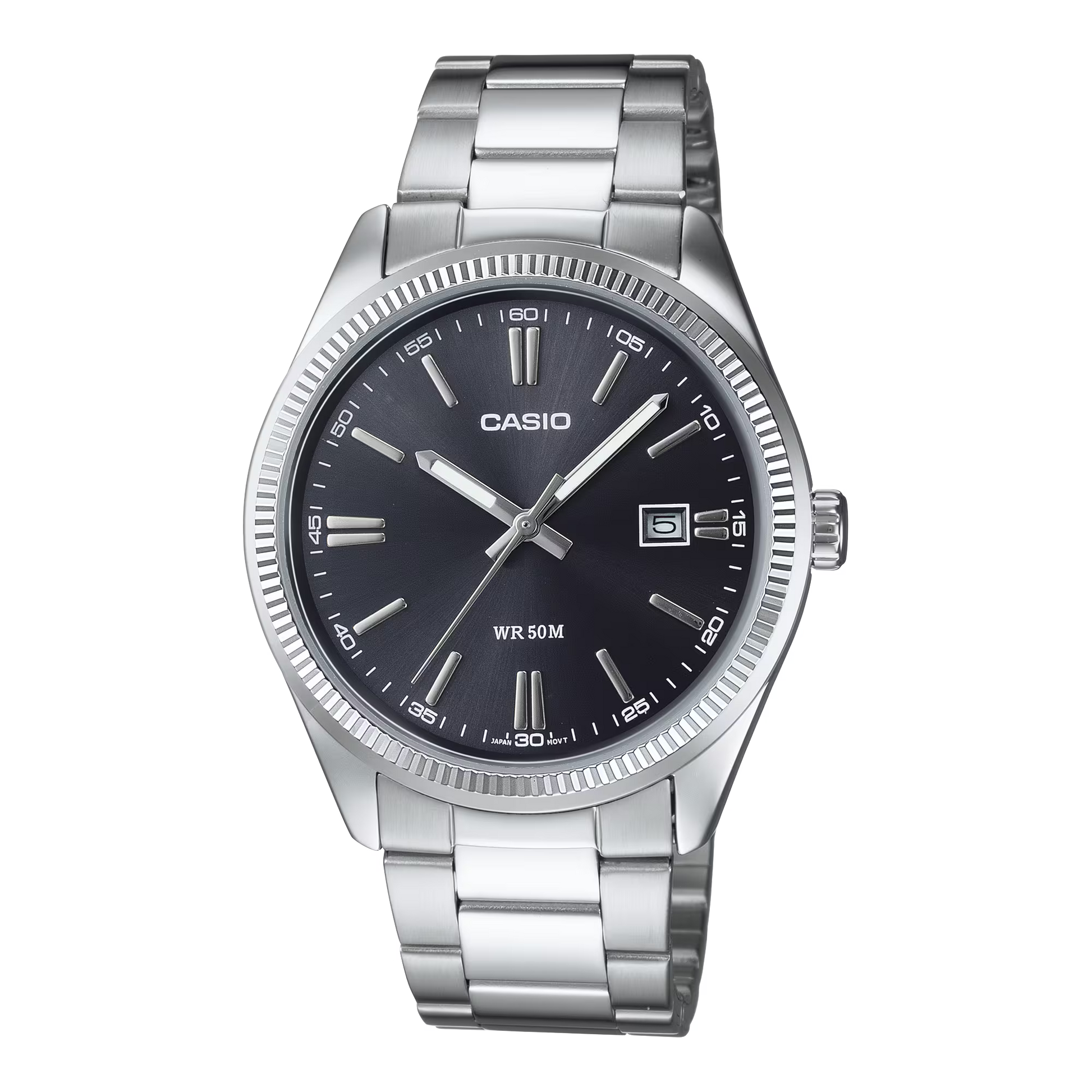CASIO Men's Analog Stainless Steel Watch - MTP-1302D-1A1