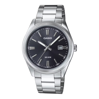 CASIO Men's Analog Stainless Steel Watch - MTP-1302D-1A1